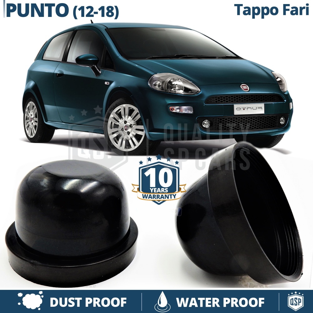 1 TAPPO MAGGIORATO FARI Anteriori per FIAT PUNTO (12-18), Coperchio ANTIPOLVERE Installazione KIT LED E XENON 1 TAPPO MAGGIORATO FARI Anteriori per FIAT PUNTO (12-18), Coperchio ANTIPOLVERE Installazione KIT LED E XENON