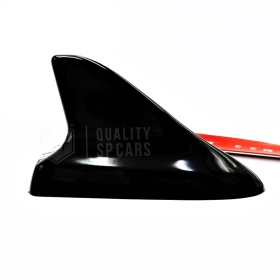 FINTA ANTENNA Auto PINNA DI SQUALO Adesiva, UNIVERSALE Nera Estetica Sport in Resina di ABS