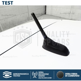 Universal Screw Aerial Antenna 12 CM Carbon Fiber REAL AM-FM-DAB Radio Reception