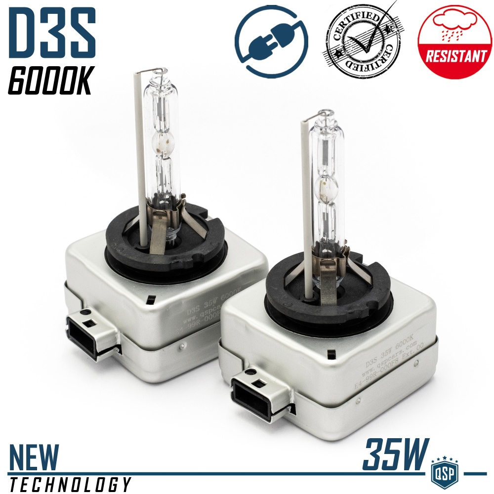 2x Bombillas DE REPUESTO D3S BI-XENON 6000K Blanco FRIO 8000LUM 35W Alto Brillo Larga Duración. 2x Bombillas DE REPUESTO D3S BI-XENON 6000K Blanco FRIO 8000LUM 35W Alto Brillo Larga Duración.