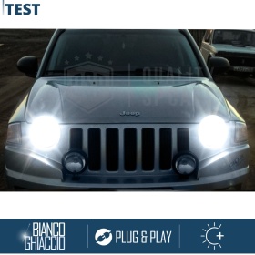 Kit LED H4 para JEEP COMPASS 1 06-11 Luces de Cruce + Carretera | 6500K 8000LM CANbus