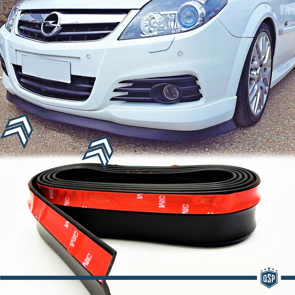 Adhesive Spoiler for Opel Vectra, Insignia Bumper Lip or Side Skirt Black Flexible Adhesive Spoiler for Opel Vectra, Insignia Bumper Lip or Side Skirt Black Flexible