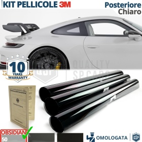 Película Tinte 3M Ventanas TRASERAS para Seat Marbella Aprobada | OBSIDIAN 50 CLARO