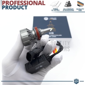 H11 Car LED Bulbs CANbus for Projector Headlights Professional | Powerful White Light 19.000LM