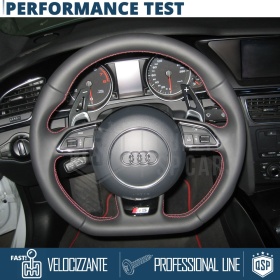 2 Levas de Volante para AUDI S5, RS5 (8T) 13-16 | Levas de Cambio en Aluminio Negro Anodizado