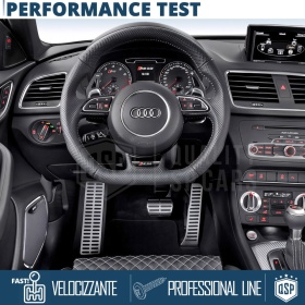 2 PALETTE Cambio al Volante per AUDI RSQ3 (8U) 14-18 | Leve Paddle Alluminio Nero Anodizzato