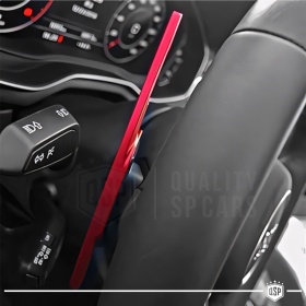 2 Levas de Volante para AUDI A4, S4 (B8) 11-15 | Levas de Cambio en Aluminio Rojo Anodizado