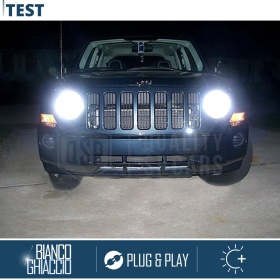 Kit LED H4 para JEEP PATRIOT Luces de Cruce + Carretera | 6500K 8000LM CANbus