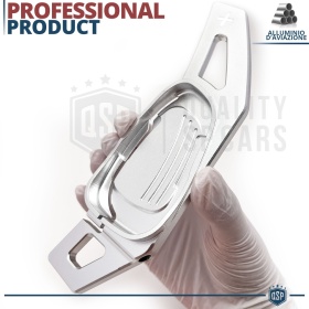 2 Levas de Volante para AUDI RSQ3 (8U) 14-18 | Levas de Cambio en Aluminio Silver Anodizado