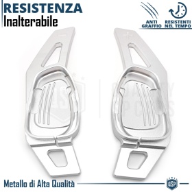 2 Levas de Volante para AUDI RSQ3 (8U) 14-18 | Levas de Cambio en Aluminio Silver Anodizado
