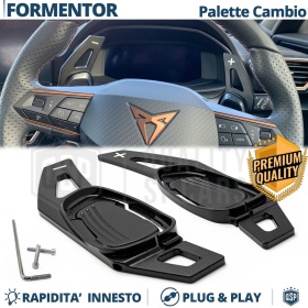 2 Levas de Volante para Cupra Formentor | Levas de Cambio en Aluminio Negro