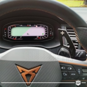 2 Levas de Volante para Cupra Formentor | Levas de Cambio en Aluminio Negro