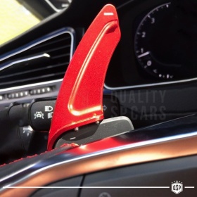 2 Levas de Volante para VOLKSWAGEN Arteon R-Line 17-20 | Levas de Cambio en Aluminio Rojo
