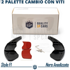 2 Levas de Volante para VOLKSWAGEN Tiguan 2 R-Line 16-22 | Levas de Cambio en Aluminio Negro