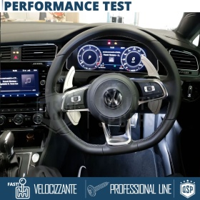2 Steering Wheel Paddle Shift for VOLKSWAGEN T-Roc 17-22 | Silver Aluminum Paddle Shifters