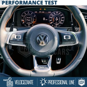 2 Levas de Volante para VW Polo 6C GTI, R-Line | Reemplazo Levas de Cambio en Aluminio Negro
