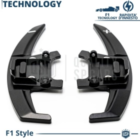 2 Levas de Volante para VW Polo 6 GTI, R-Line 17-21 | Reemplazo Levas de Cambio en Aluminio Negro