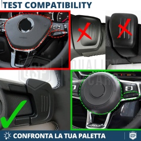 2 Levas de Volante para VW Touran 2 R-Line | Reemplazo Levas de Cambio en Aluminio Negro