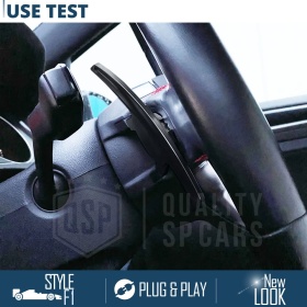 2 Levas de Volante para VW Touran 2 R-Line | Reemplazo Levas de Cambio en Aluminio Negro