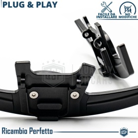 2 Levas de Volante para VW Touran 2 R-Line | Reemplazo Levas de Cambio en Aluminio Negro