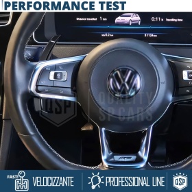 2 Levas de Volante para VW Touran 2 R-Line | Reemplazo Levas de Cambio en Aluminio Negro
