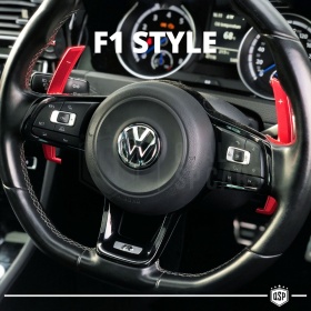 2 Levas de Volante para VW Arteon R-Line 17-20 | Reemplazo Levas de Cambio en Aluminio Rojo