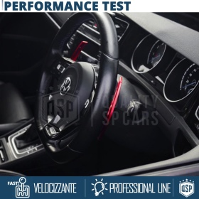 2 Levas de Volante para VW Golf 7 GTI, GTD, R | Reemplazo Levas de Cambio en Aluminio Rojo