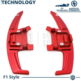 2 Levas de Volante para VW Passat B8 R-Line | Reemplazo Levas de Cambio en Aluminio Rojo