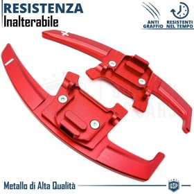 2 Levas de Volante para VW Passat B8 R-Line | Reemplazo Levas de Cambio en Aluminio Rojo