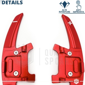 2 Levas de Volante para VW Passat B8 R-Line | Reemplazo Levas de Cambio en Aluminio Rojo