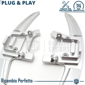 2 Levas de Volante para VW Passat B8 R-Line | Reemplazo Levas de Cambio en Aluminio Silver