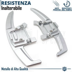 2 Levas de Volante para VW Passat B8 R-Line | Reemplazo Levas de Cambio en Aluminio Silver