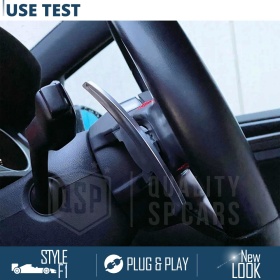 2 Levas de Volante para VW Polo 6 GTI, R-Line 17-21 | Reemplazo Levas de Cambio en Aluminio Silver
