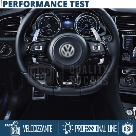 2 Levas de Volante para VW Tiguan 2 R-Line 16-22 | Reemplazo Levas de Cambio en Aluminio Silver