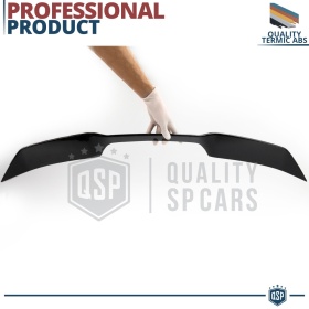 ALERÓN Trasero para VW POLO 6 AW1, Spoiler Maletero Aerodinámico NEGRO Brillante Tuning Estilo GTI