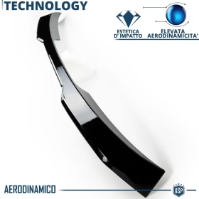 ALERÓN Trasero para VW POLO 6 AW1, Spoiler Maletero Aerodinámico NEGRO Brillante Tuning Estilo GTI