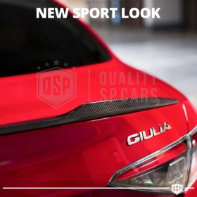 ALERÓN Trasero Carbono para Alfa GIULIA, Spoiler Maletero Aerodinámico Tuning