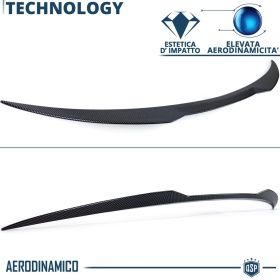 ALERÓN Trasero Carbono para Alfa GIULIA, Spoiler Maletero Aerodinámico Tuning