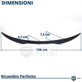 ALERÓN Trasero Carbono para Alfa GIULIA, Spoiler Maletero Aerodinámico Tuning