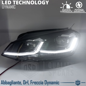 FAROS LED para Golf 7 TRANSFORMACIÓN en Golf 7.5 Facelift | Plug & Play Reemplazo PERFECTO