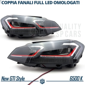PHARES LED Pour Golf 7 TRANSFORMATION en Golf 7.5 GTI | Plug & Play Remplacement PARFAIT