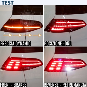 FAROS LED Traseros Para Golf 7, 7.5 HOMOLOGADOS Intermitentes Secuenciales | Reemplazo en R Line GTI