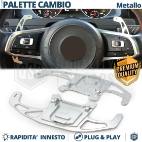2 Levas de Volante para VOLKSWAGEN | Reemplazo Levas de Cambio de Aluminio Silver