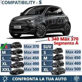 Funda de Coche para Exterior para Citycar Talla S de PVC con ANTIRROBO | GARANTÍA DE POR VIDA