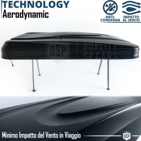Tienda de Campaña de Techo para Coche Rígida Profesional Aerodinámica | Camping 3 Plazas ALTURA EXTRA