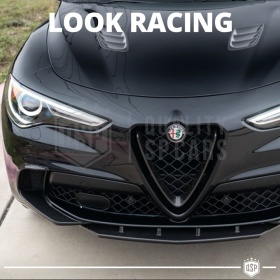 REJILLA Delantera para Alfa Romeo Stelvio Parrilla Tuning CARBÓN NEGRO Nido de Abeja