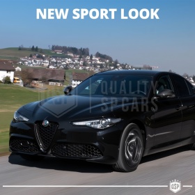 REJILLA Delantera para Alfa Romeo Giulia Parrilla Tuning CARBÓN NEGRO Nido de Abeja