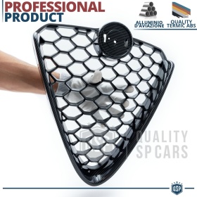 REJILLA Delantera para Alfa Romeo Giulia Parrilla Tuning CARBÓN NEGRO Nido de Abeja