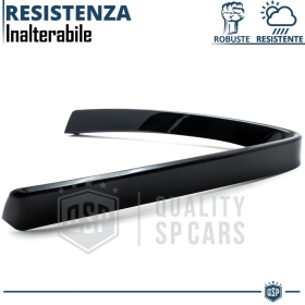 Borde de Rejilla para Alfa Romeo Stelvio, Forma de V Negro Brillante | Borde Decorativo Tuning