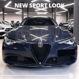 Borde de Rejilla para Alfa Romeo Giulia, Forma de V Negro Brillante | Borde Decorativo Tuning